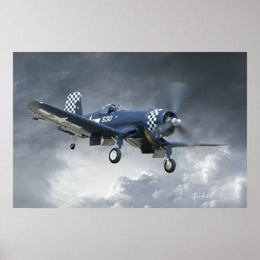 F4U Corsair Poster (Voorkant)