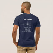 F4U CORSAIR STATS T-Shirt (Achterkant volledig)
