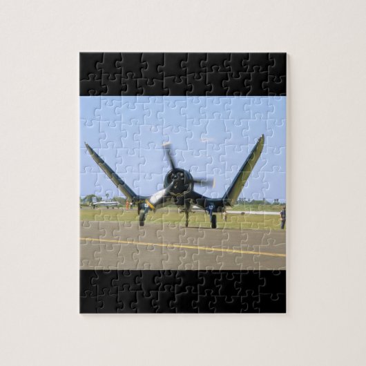 F4U Corsair, Wings Unfolding_WWII Planten Legpuzzel (Verticaal)