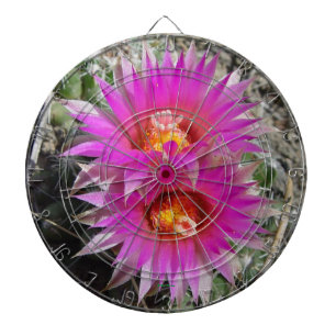 F5 Kogelcactus Bloemen "Escobaria vivipara" Dartbord