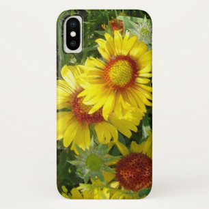 F6 Gele Wilde Bloemen Gaillardia iPhone X Hoesje