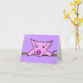 F6- Schattigee varkenskaarten Kaart (Gele Bloem)