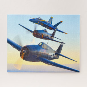 F6F, F8F en F-18C HORNET (16x20 INCH) Legpuzzel
