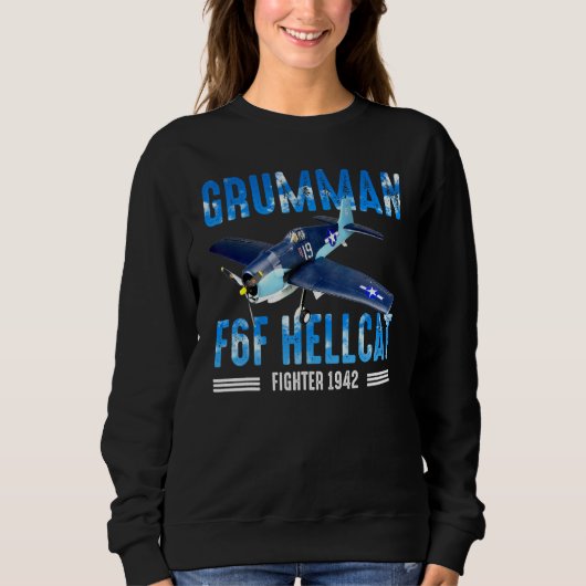 F6F Hellcat WW2 Warbird Fighter Pilot Trui (Voorkant)