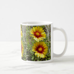 F8 Gele Wilde Bloem Gaillardia Koffiemok