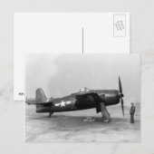 F8F Bearcat Briefkaart (Voorkant / Achterkant)