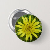F9 Gele wilde-bloemgeiten Ronde Button 5,7 Cm (Voorkant /achterkant)