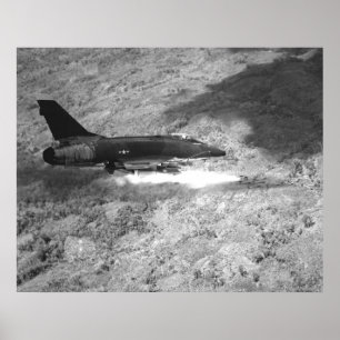 F-100 Super Sabel Poster