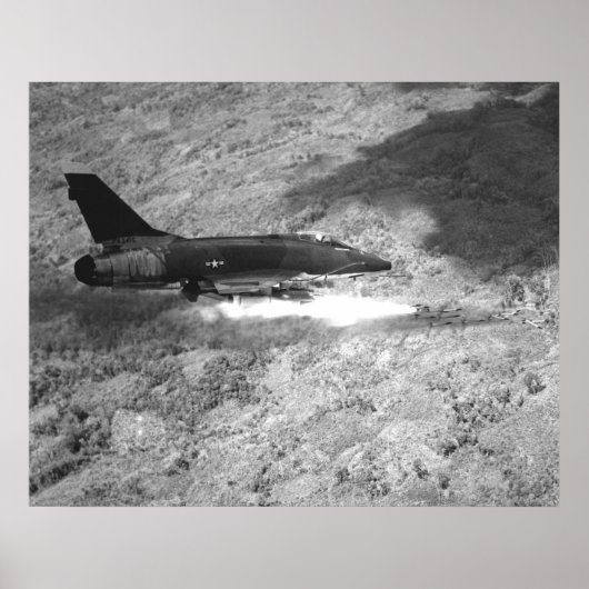 F-100 Super Sabel Poster (Voorkant)