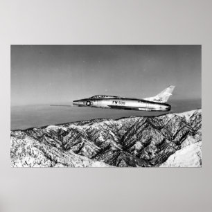 F-100 Super Sabel Poster