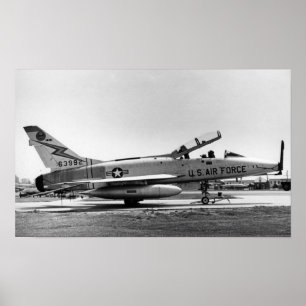 F-100 Super Sabel Poster