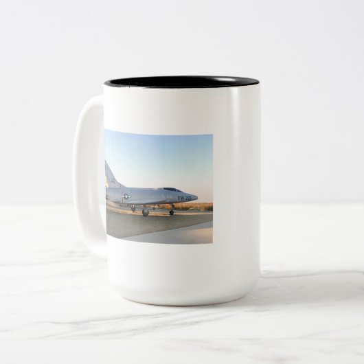 F-100 Super Saber Fighter Jet Mok (Voorkant links)