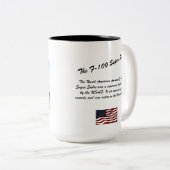 F-100 Super Saber Fighter Jet Mok (Voorkant rechts)