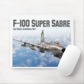 F-100 Super Saber Muismat (Met muis)