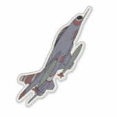 F-100 Super Sabre, Fighter Vliegtuig Sticker (Voorkant)