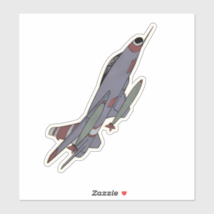 F-100 Super Sabre, Fighter Vliegtuig Sticker