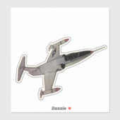 F-104 Starfighter, Interceptor Vliegtuig Sticker (Vel)