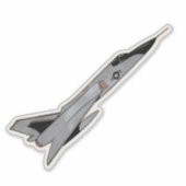 F-106 Delta Dart, Interceptor Vliegtuig Sticker (Voorkant)
