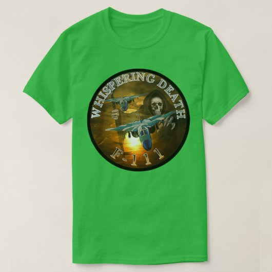F 111 Bomber Jet T-shirt (Design voorkant)