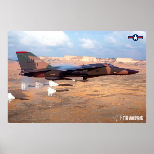 F-111F AARDVARK POSTER (Voorkant)