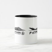 F-117 Mug de café au sabot de nuit (Centre)