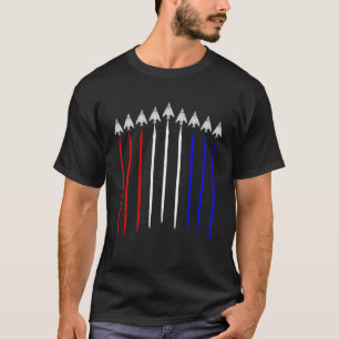 F 117 Nighthawk Stealth Squadron USA Vlag Veterane T-shirt
