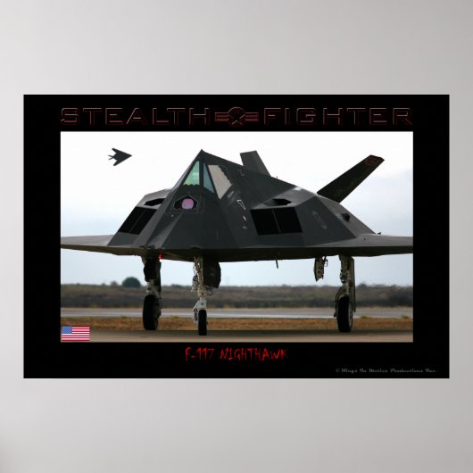 F-117 Stealth Fighter Poster (Voorkant)