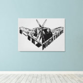 F-117 Toile Enveloppée Nighthawk (Insitu (Plancher de Bois))