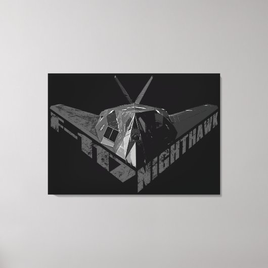 F-117 Toile Enveloppée Nighthawk (Recto)