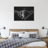 F-117 Toile Enveloppée Nighthawk (Insitu(Chambre))