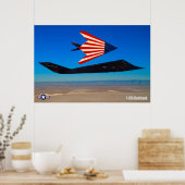 F-117A NIGHTHAWK POSTER (Keuken)