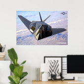F-117A NIGHTHAWK POSTER (Thuiskantoor)