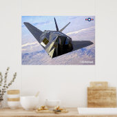 F-117A NIGHTHAWK POSTER (Keuken)