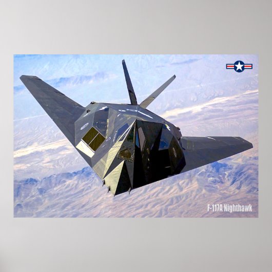 F-117A NIGHTHAWK POSTER (Voorkant)