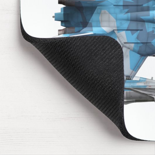 F-14 Bovenste Pistool van tomcat Muismat (Hoek)