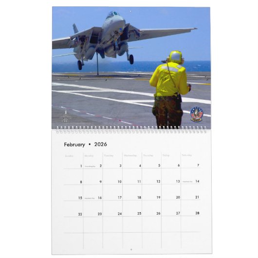 F-14 Calendrier TOMCAT "AVION DE ROUTE" (Feb 2026)