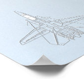 F-14 POSTER "BOOM" TOMCAT (Coin)