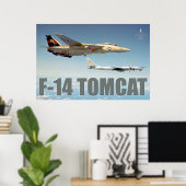 F-14 POSTER "OURS" TOMCAT (Bureau à domicile)
