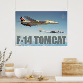 F-14 POSTER "OURS" TOMCAT (Cuisine)