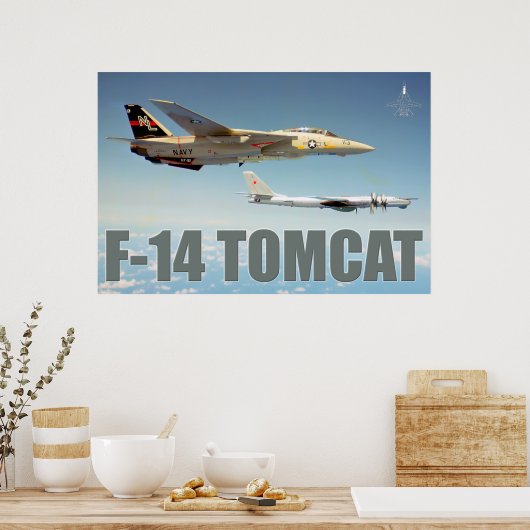 F-14 POSTER "OURS" TOMCAT (Cuisine)