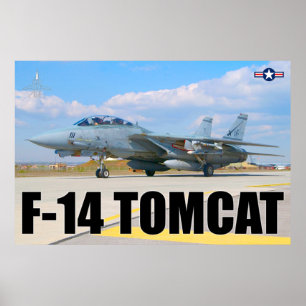 F-14 POSTER "PRÉFLIGHT" TOMCAT