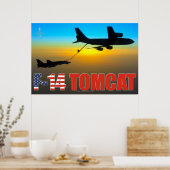 F-14 POSTER "REFUELING" TOMCAT (Cuisine)