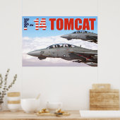 F-14 POSTER TOMCAT "WINGMAN" (Cuisine)