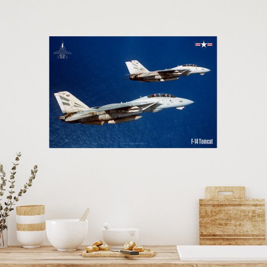 F-14 POSTER TOMCAT "WINGMAN" (Cuisine)