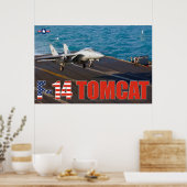 F-14 POSTER "TRAP" TOMCAT (Cuisine)