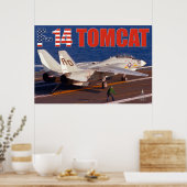 F-14 POSTER "TRAP" TOMCAT (Cuisine)