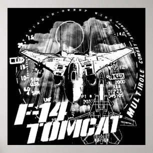 F-14 Poster van tomcat-Poster