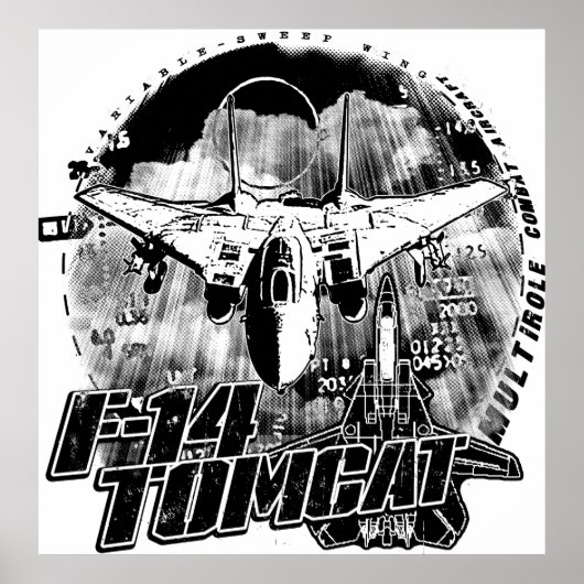 F-14 Poster van tomcat-Poster (Voorkant)