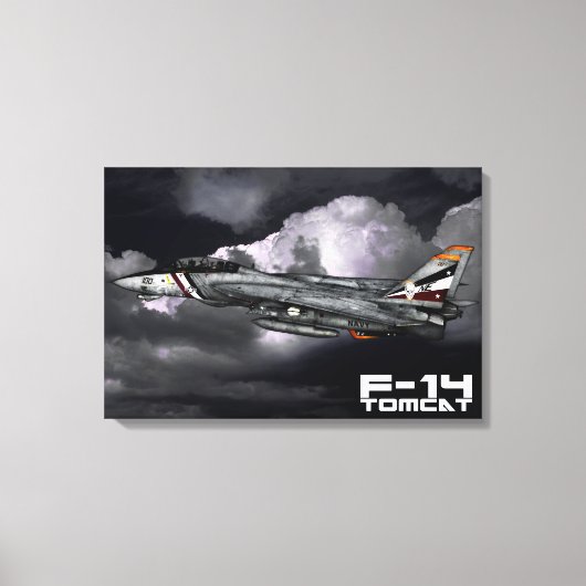 F-14 Tomcat Canvas Afdruk (Voorkant)