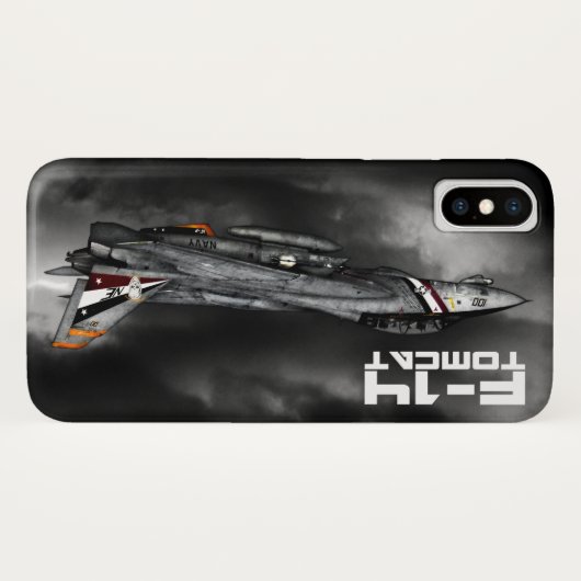 F-14 Tomcat Case-Mate iPhone Case (Achterkant (horizontaal))